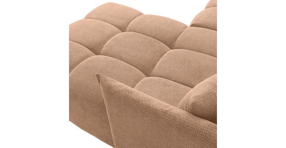 ECKSOFA Rosa Plüsch Zierkissen, Rückenkissen, Bettkasten, Schlaffunktion, Rücken echt, Liegefläche im Originalstoff  - Schwarz/Rosa, KONVENTIONELL, Kunststoff/Textil (253/192cm) - Carryhome
