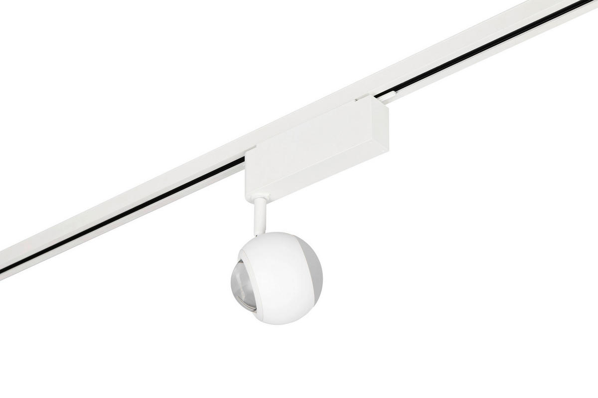 SCHIENENSYSTEM-STRAHLER - Weiss, Konventionell, Metall (19cm) - Trio Leuchten