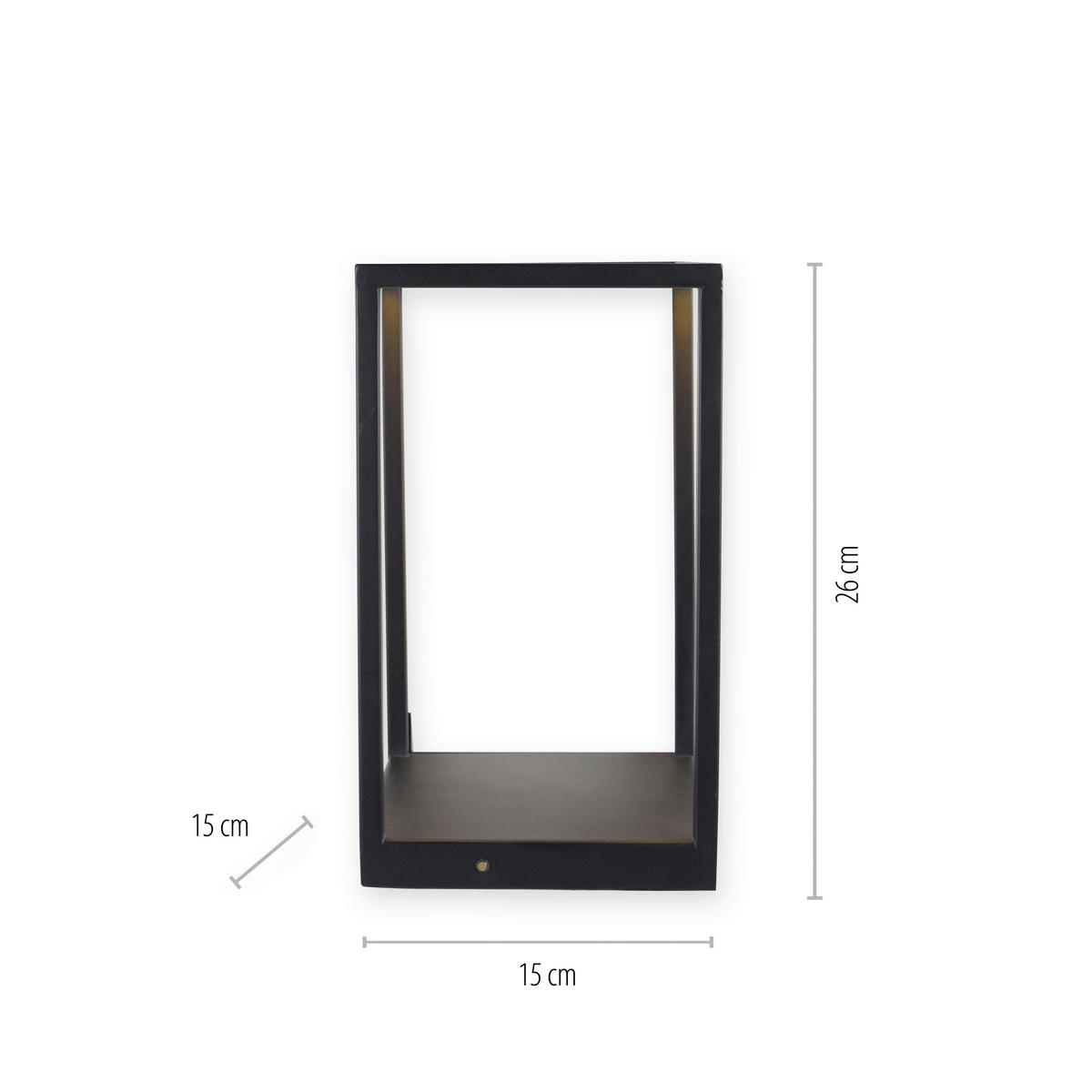 LED SVJETILJKA STOLNA Contura  - crna, Lifestyle, metal/plastika (15/15/26,6cm)