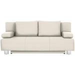 SCHLAFSOFA  in Naturfarben  - Chromfarben/Naturfarben, Design, Textil/Metall (197/88/89cm) - Xora