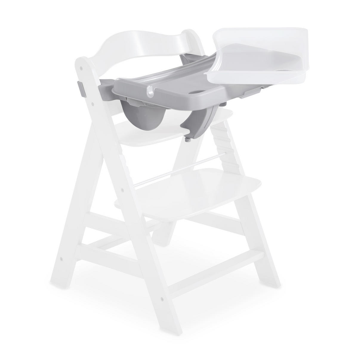 ESS- UND SPIELBRETT Alpha Tray  - Grau, Trend, Kunststoff (46/56,5/22,5cm) - Hauck