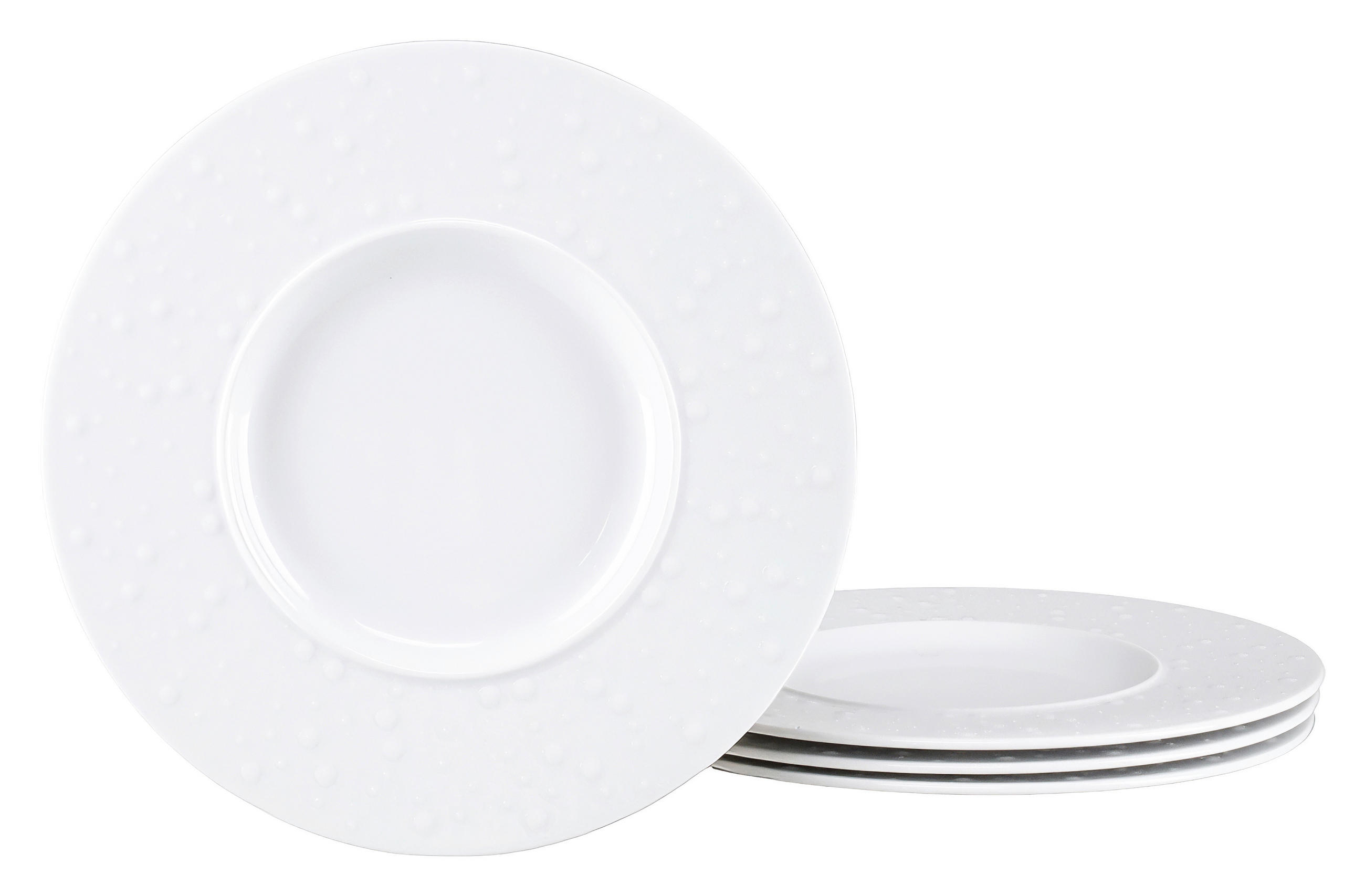 GOURMETTALLRIK  - vit, Basics, keramik (30/2,5cm) - Creatable