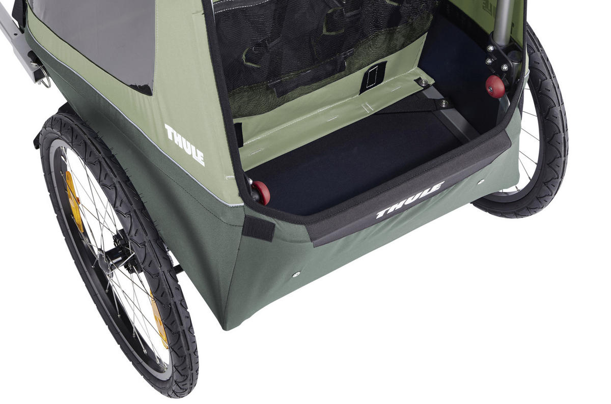 FAHRRADANHÄNGER   COASTER XT  - Olivgrün, KONVENTIONELL, Textil/Metall (137/77/103cm) - Thule