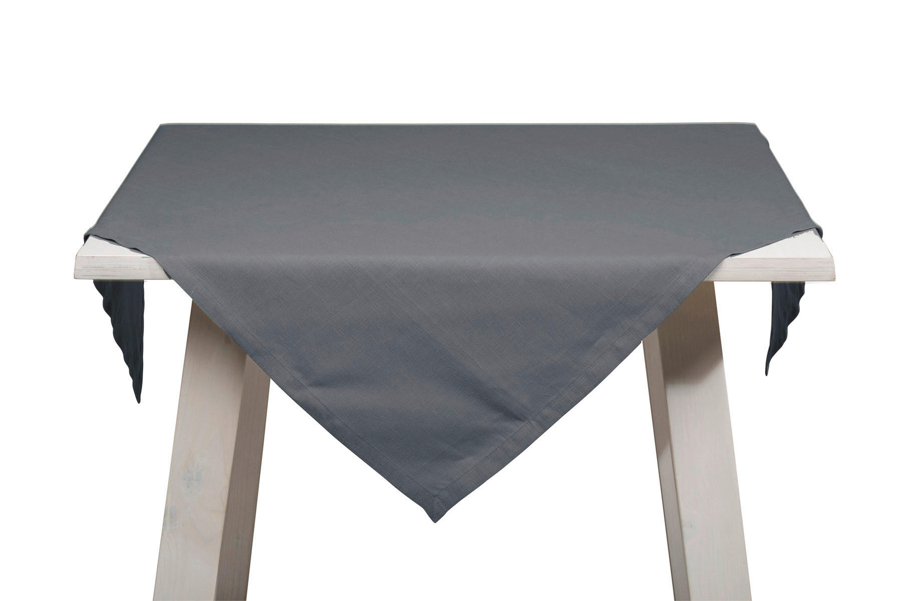 TISCHDECKE 100/100 cm  - Graphitfarben, Basics, Textil (100/100cm) - Pichler