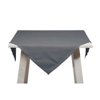 TISCHDECKE 100/100 cm  - Graphitfarben, Basics, Textil (100/100cm) - Pichler