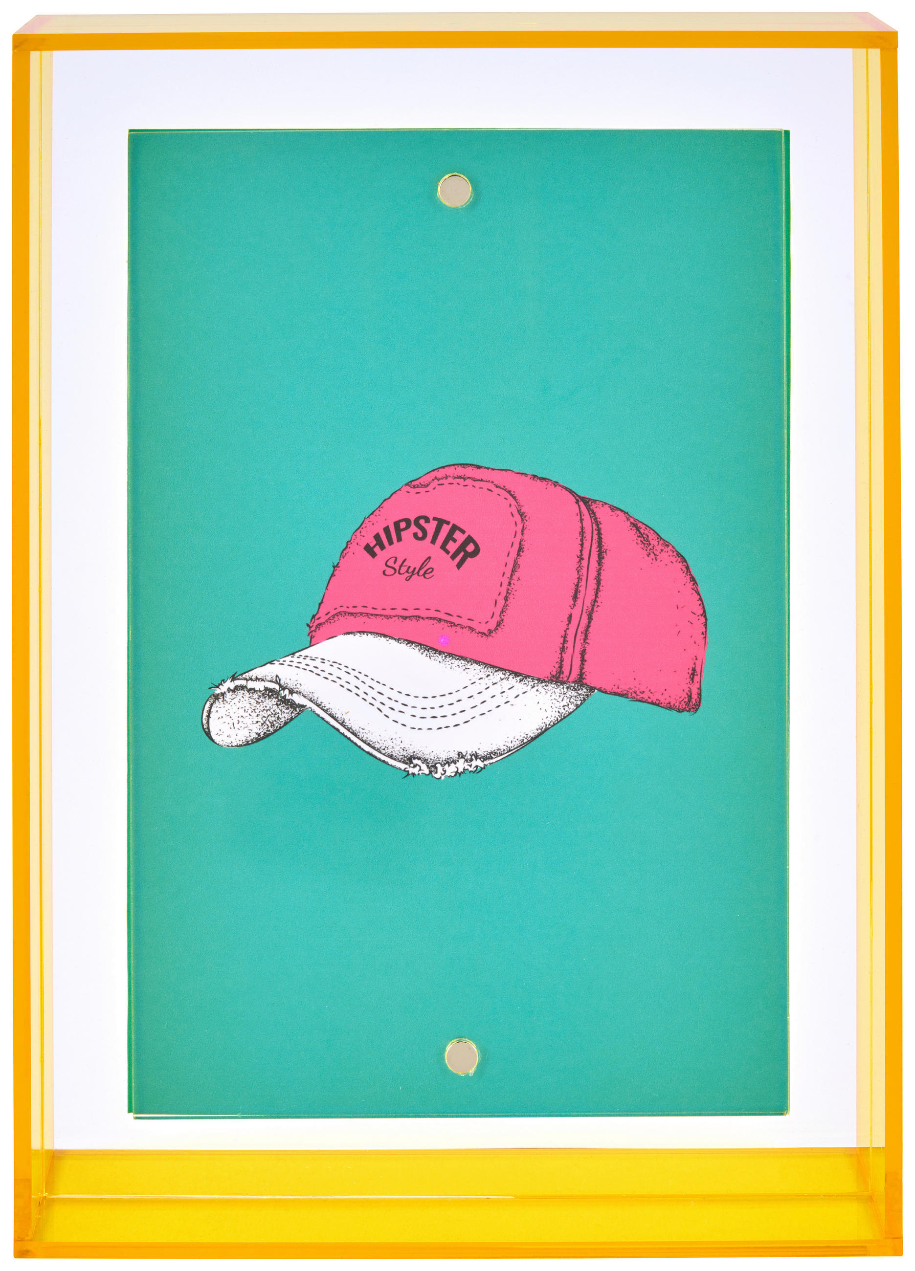 BILDERRAHMEN 13.4/18,5/3,4 cm  - Gelb, LIFESTYLE, Kunststoff (13.4/18,5/3,4cm)