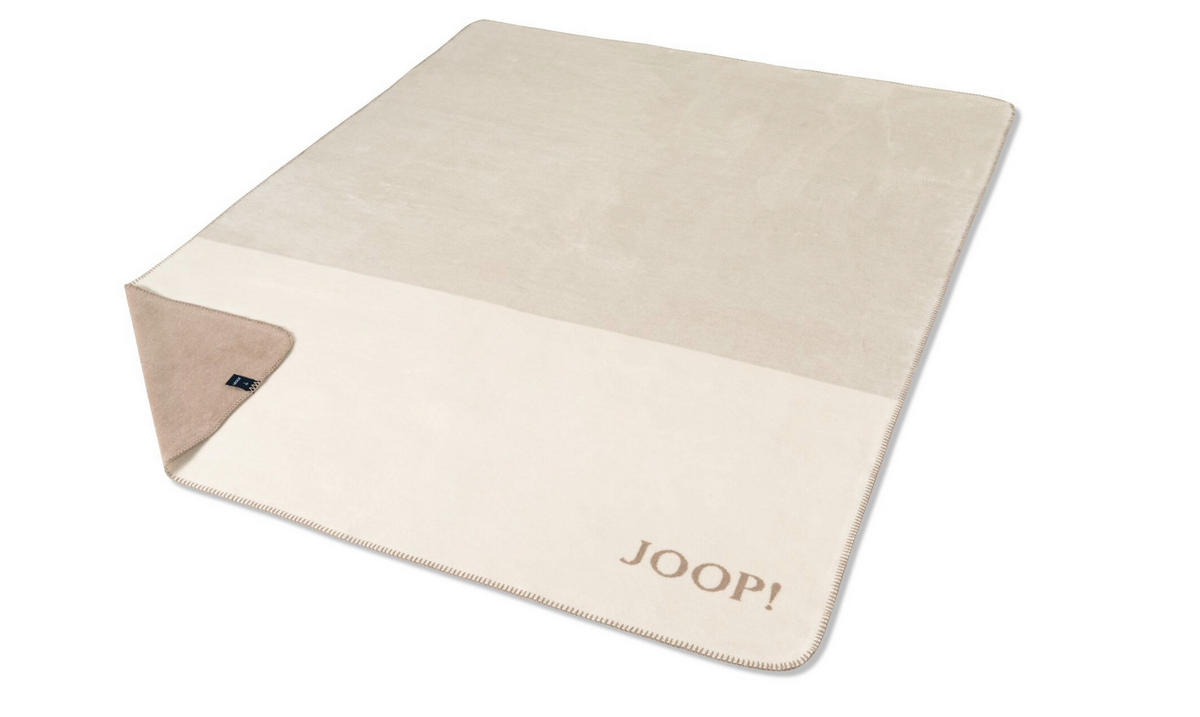 DOMÁCÍ DEKA, bavlna, 150/200 cm - světle hnědá, Basics, textil (150/200cm) - Joop!
