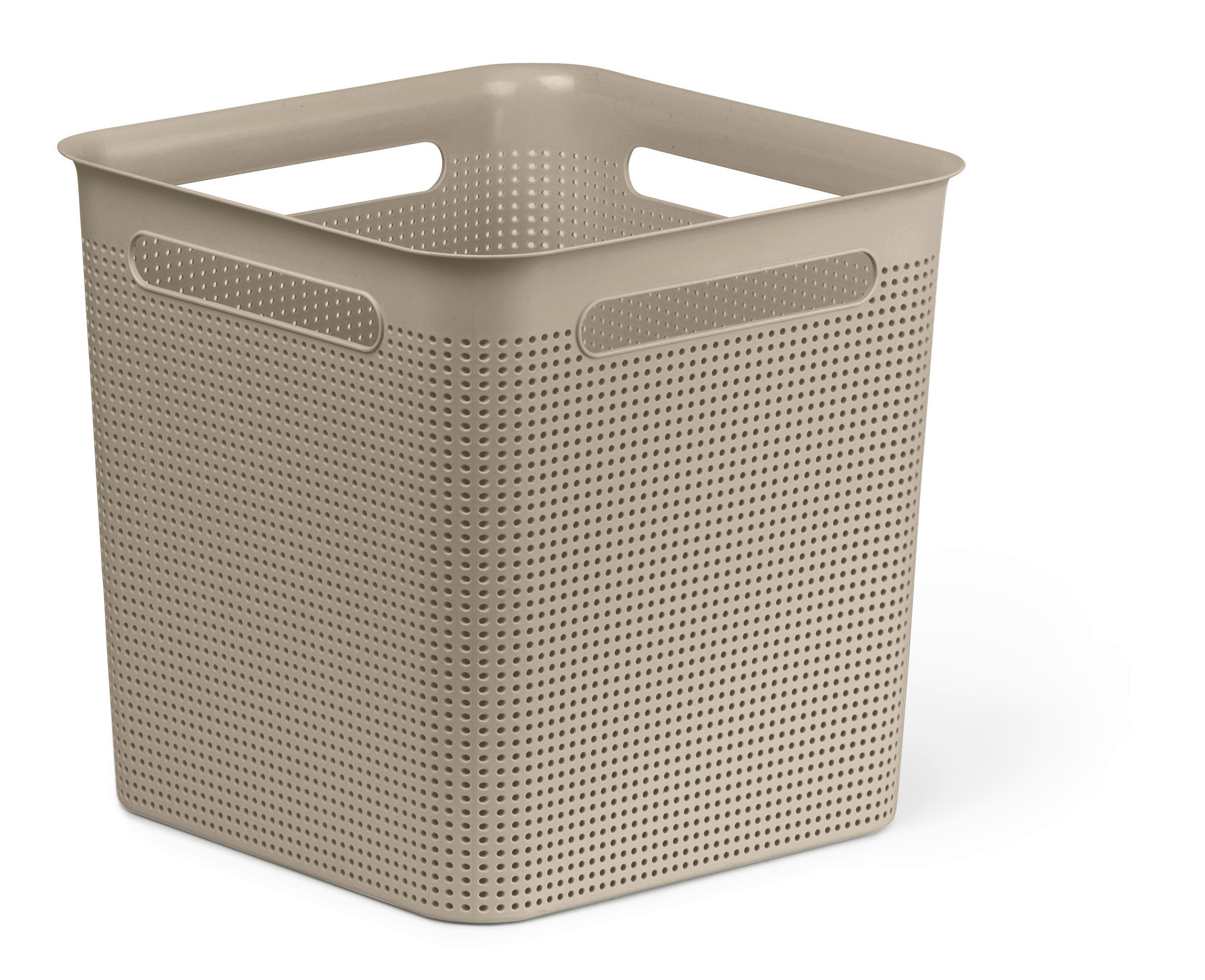 KOŠARA   29,1/29,1/28,1 cm     - bež, Basics, umetna masa (29,1/29,1/28,1cm) - Rotho