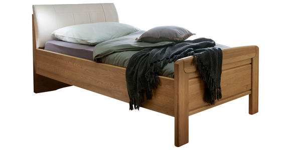 BETT 100/200 cm in Eichefarben, Champagner - Champagner/Eichefarben, KONVENTIONELL, Holz (100/200cm) - Venda