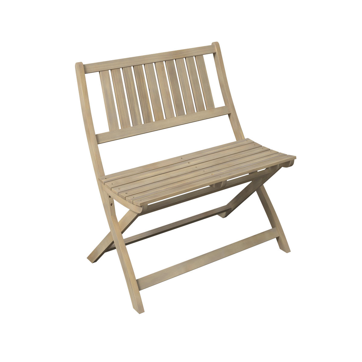 GARTENBANK 80/86/54 cm  in Akaziefarben  - Akaziefarben, MODERN, Holz (80/86/54cm) - Beldano