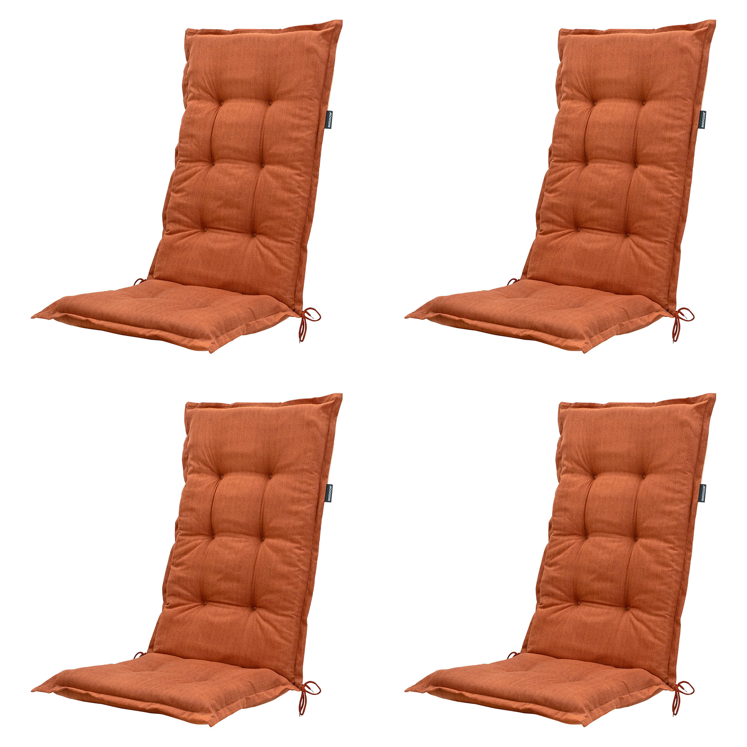 SESSELAUFLAGE in Terracotta  - Terracotta, MODERN, Textil (50/2/123cm) - Gardenson