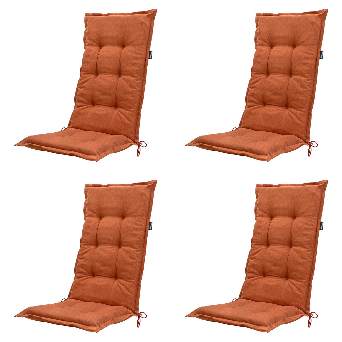 SESSELAUFLAGE in Terracotta  - Terracotta, MODERN, Textil (50/2/123cm) - Gardenson