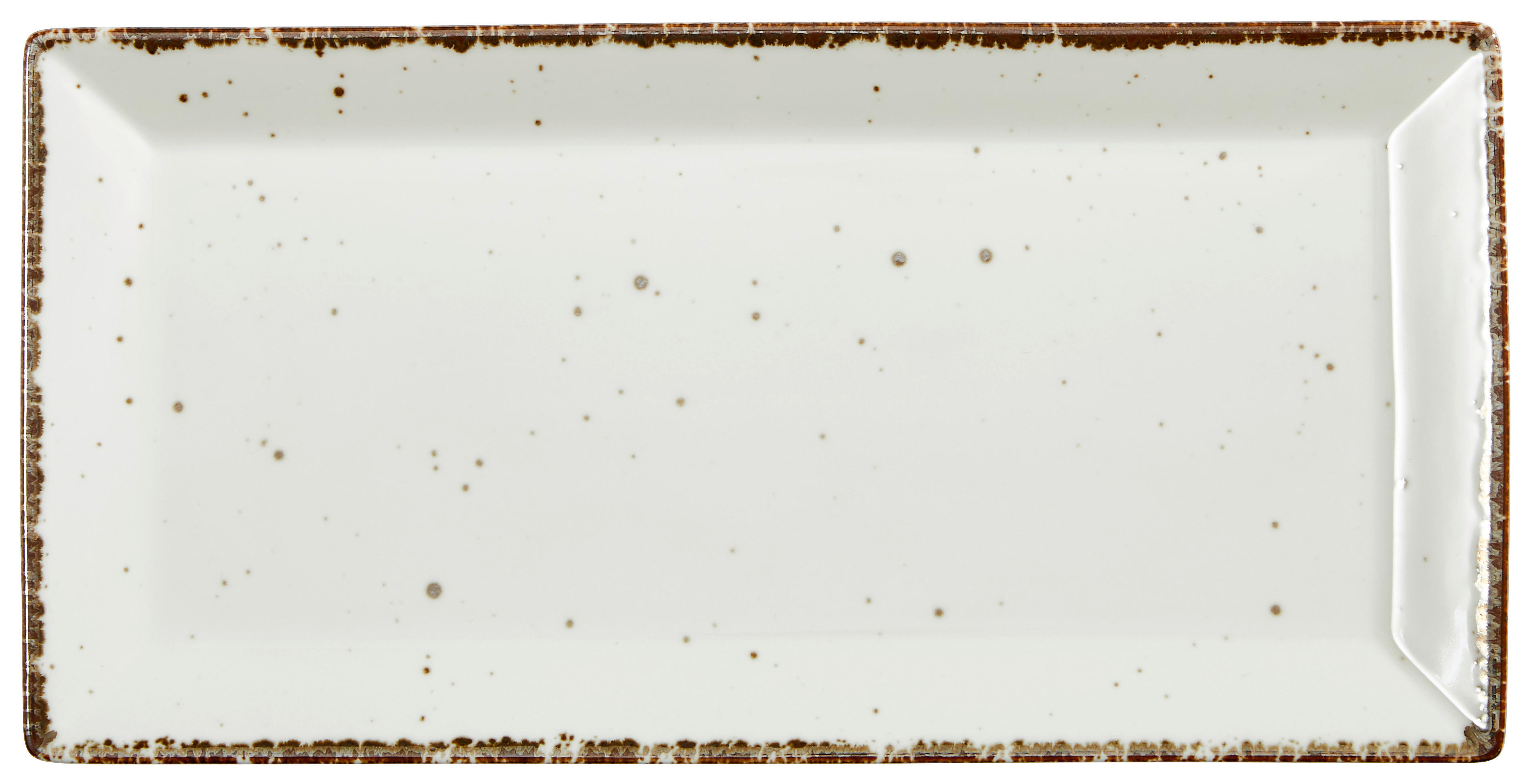 SERVIERPLATTE - Weiß, LIFESTYLE, Keramik (18/36cm) - Landscape