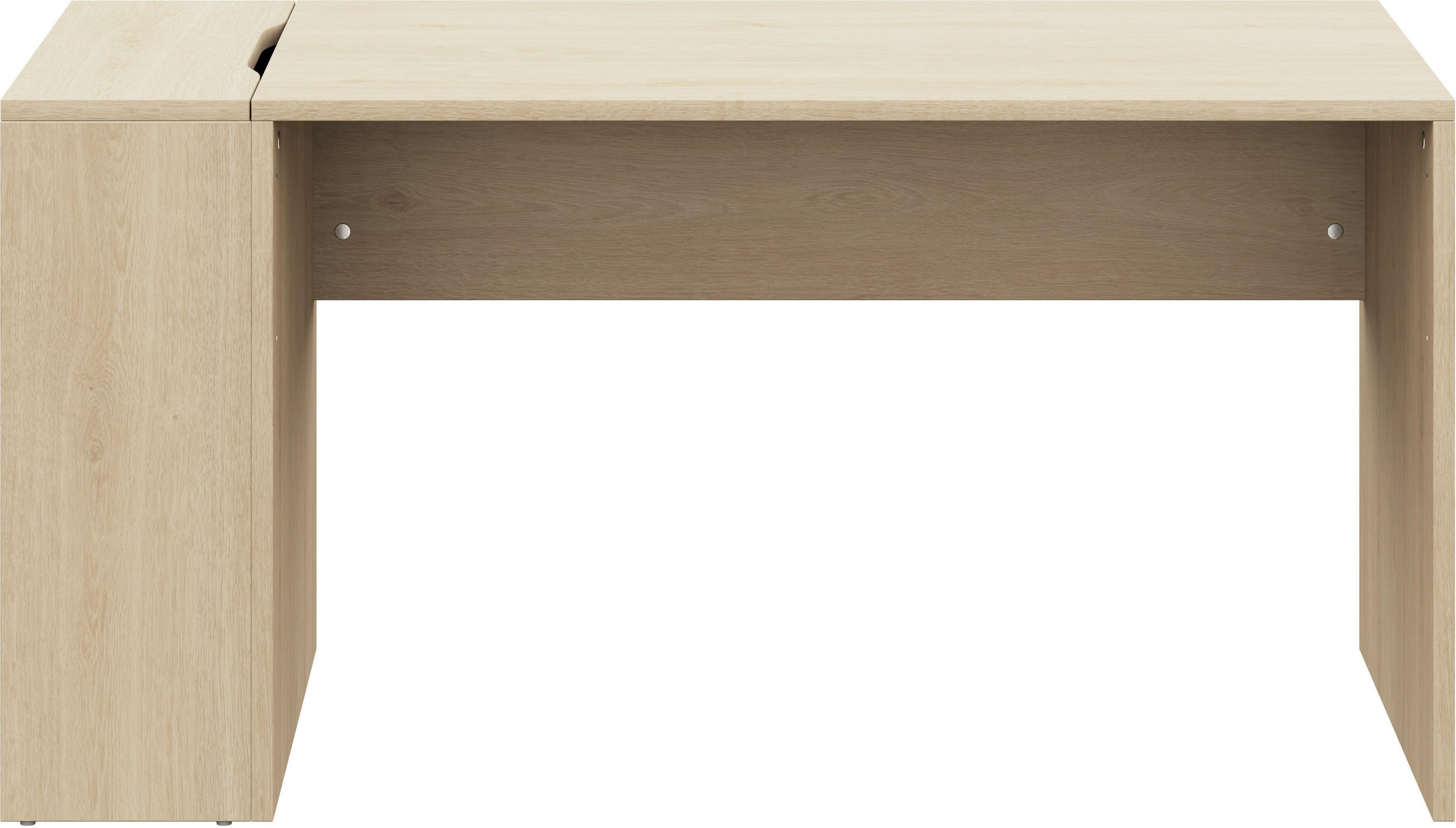 JUGENDSCHREIBTISCH 145/67/72 cm  - Eichefarben, Design, Holzwerkstoff (145/67/72cm) - Cantus