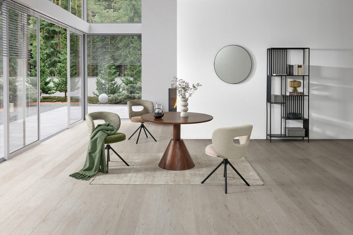 ESSTISCH 115/115/76 cm Echtholz  Holz gastro- und objekttauglich rund Akaziefarben  - Akaziefarben, MODERN, Holz (115/115/76cm) - P & B