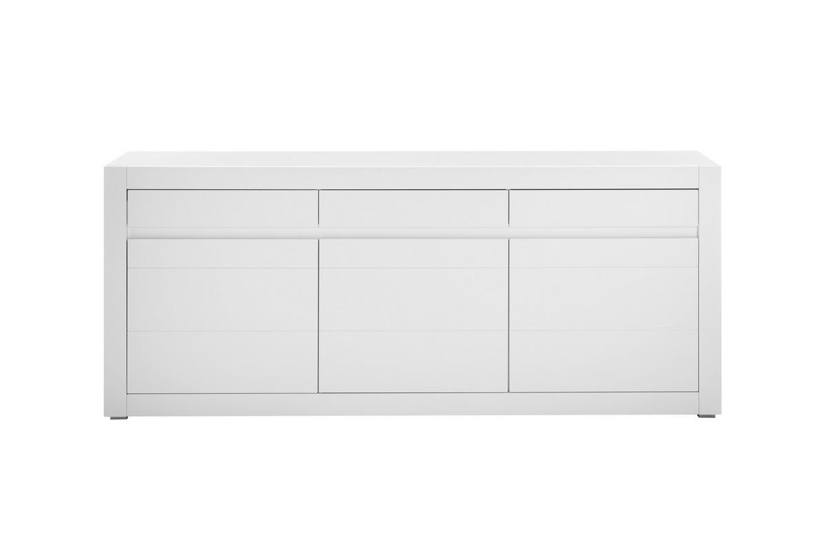 SIDEBOARD  217/90/42 cm 3 Schublade(n)  - Eichefarben/Weiß, Design, Holzwerkstoff (217/90/42cm) - MID.YOU
