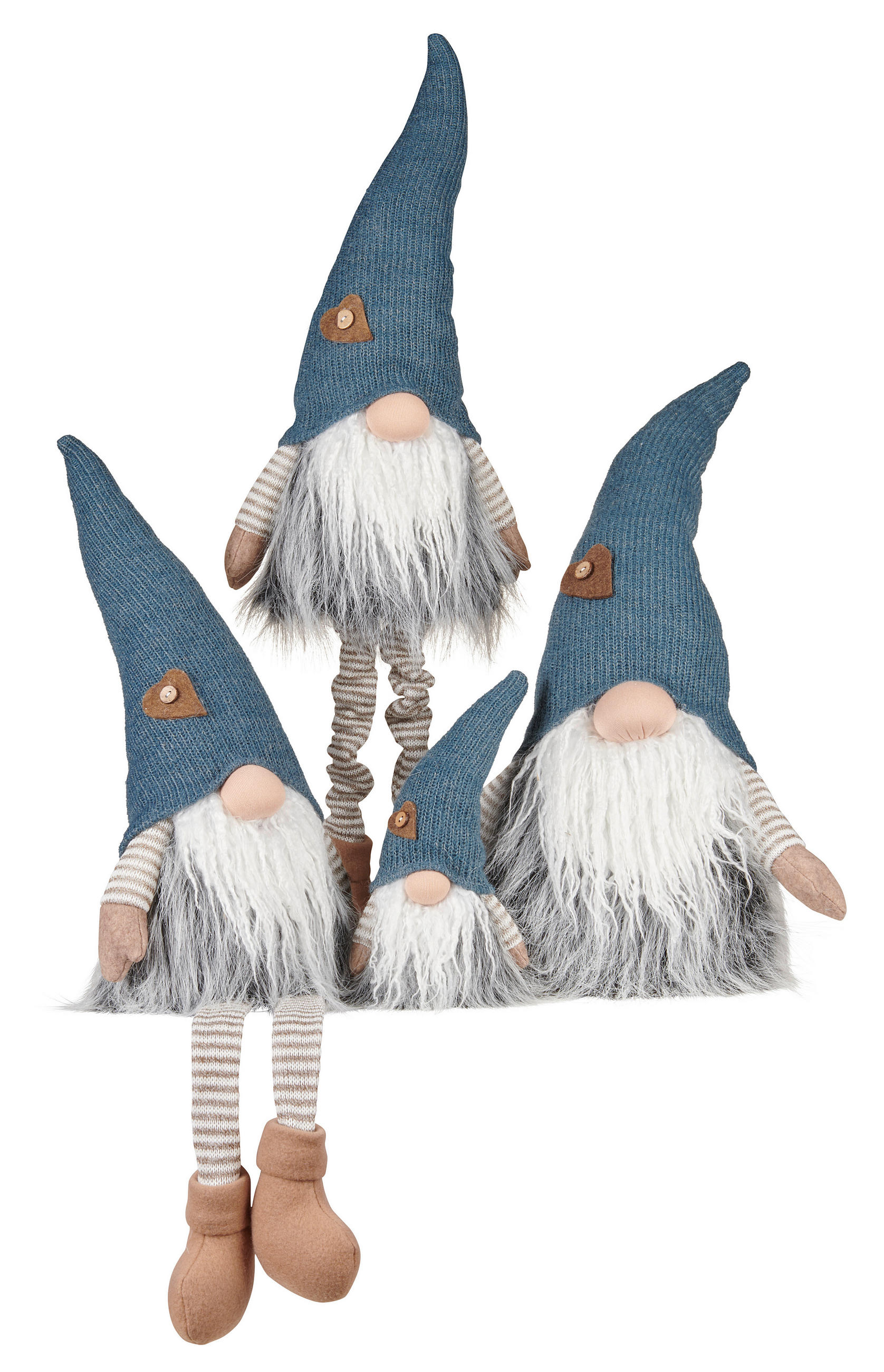 PALČEK - svetlo rjava/krem barve, Trendi, kamen/tekstil (13/25cm) - X-Mas