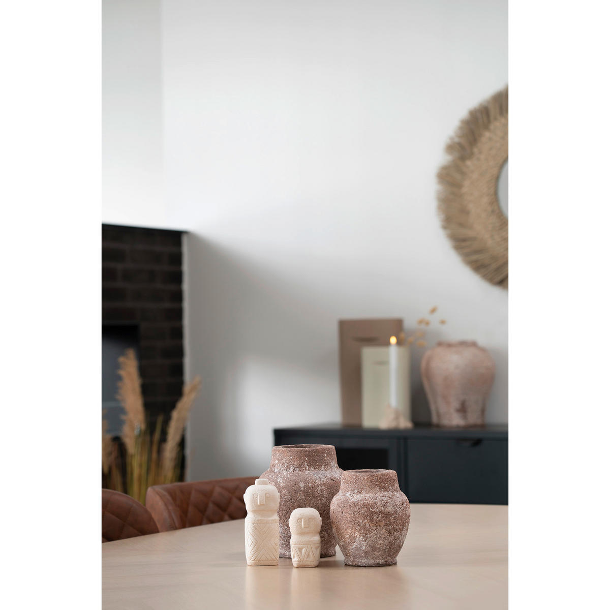 SKULPTUR - Beige, Basics, Stein (6,5/15/6,5cm)