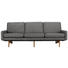 DREISITZER-SOFA in Textil Grau - Grau, Design, Holz/Textil (216/76/76cm) DREISITZER-SOFA in Textil Grau - Grau, Design, Holz/Textil (216/76/76cm)