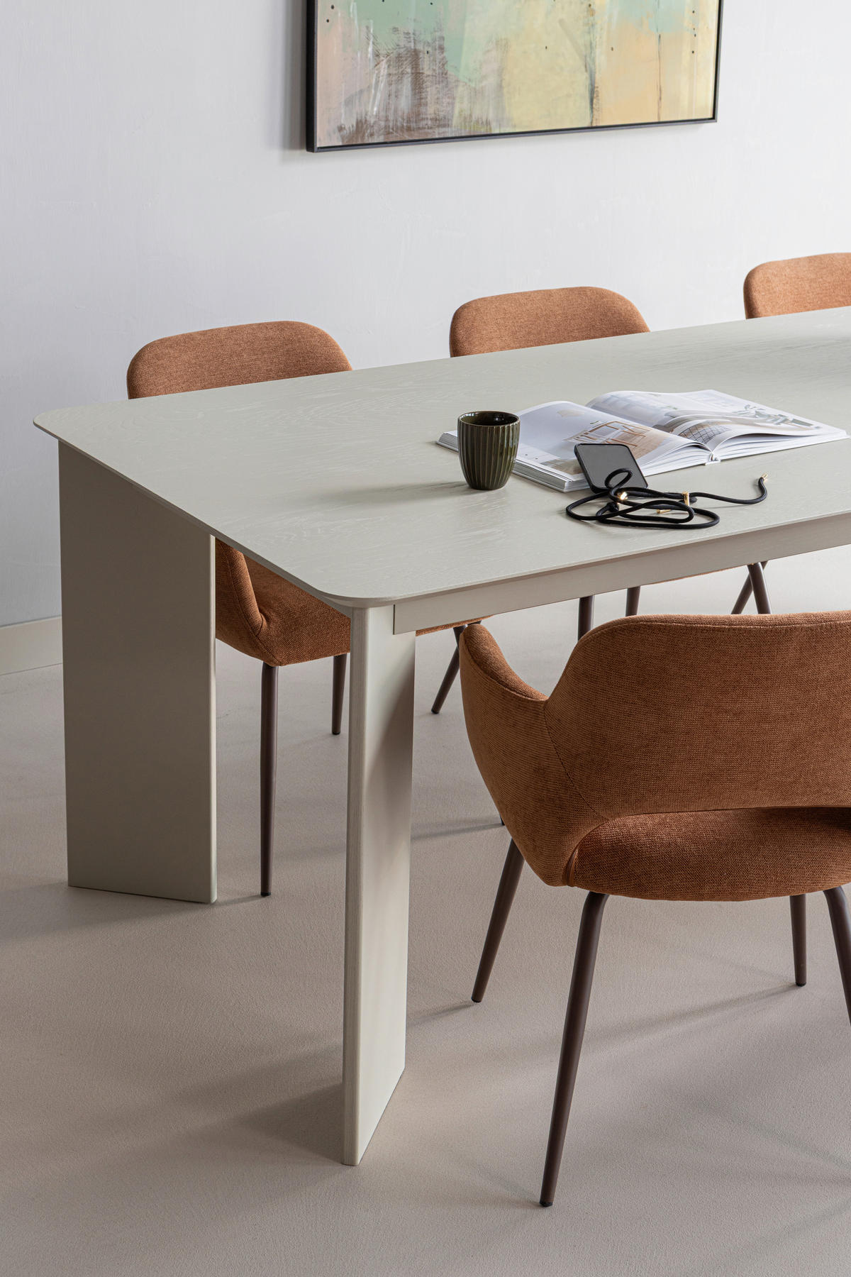 ARMLEHNSTUHL-SET 2 Stück gepolsterte Armlehnen Webstoff  - Dunkelbraun/Braun, MODERN, Textil/Metall (58/80/58cm) - Livetastic