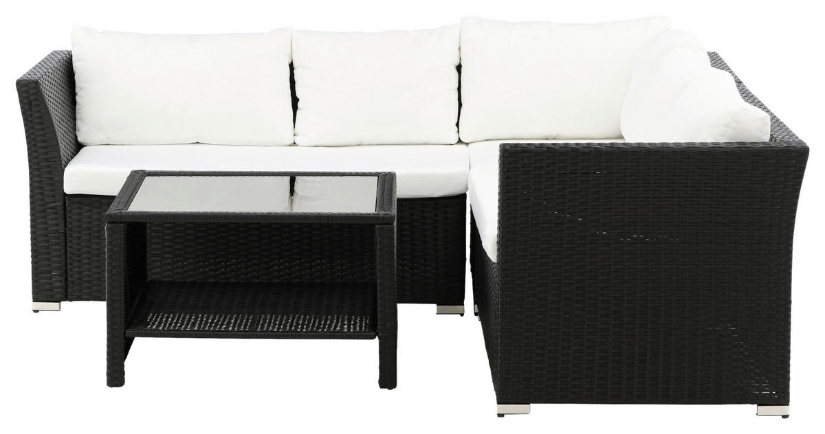 LOUNGEGRUPP  - svart, Klassisk, plast - Gardenson