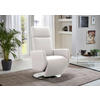 DREHSTUHL  in Weiss  - Chromfarben/Weiss, Konventionell, Leder/Metall (71/110/82cm) - Sit & More