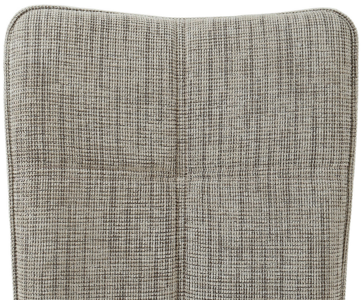 STUHL - Schwarz/Braun, Design, Textil/Metall (50/90,5/66cm) - Carryhome