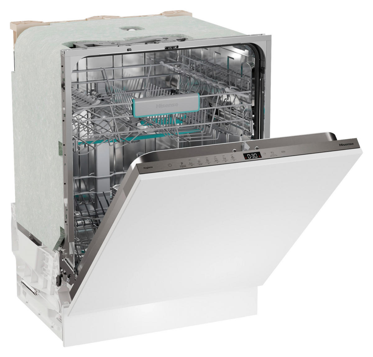 GESCHIRRSPÜLER HV642C65  - Edelstahlfarben, Basics, Metall (64/88/66,5cm) - Hisense
