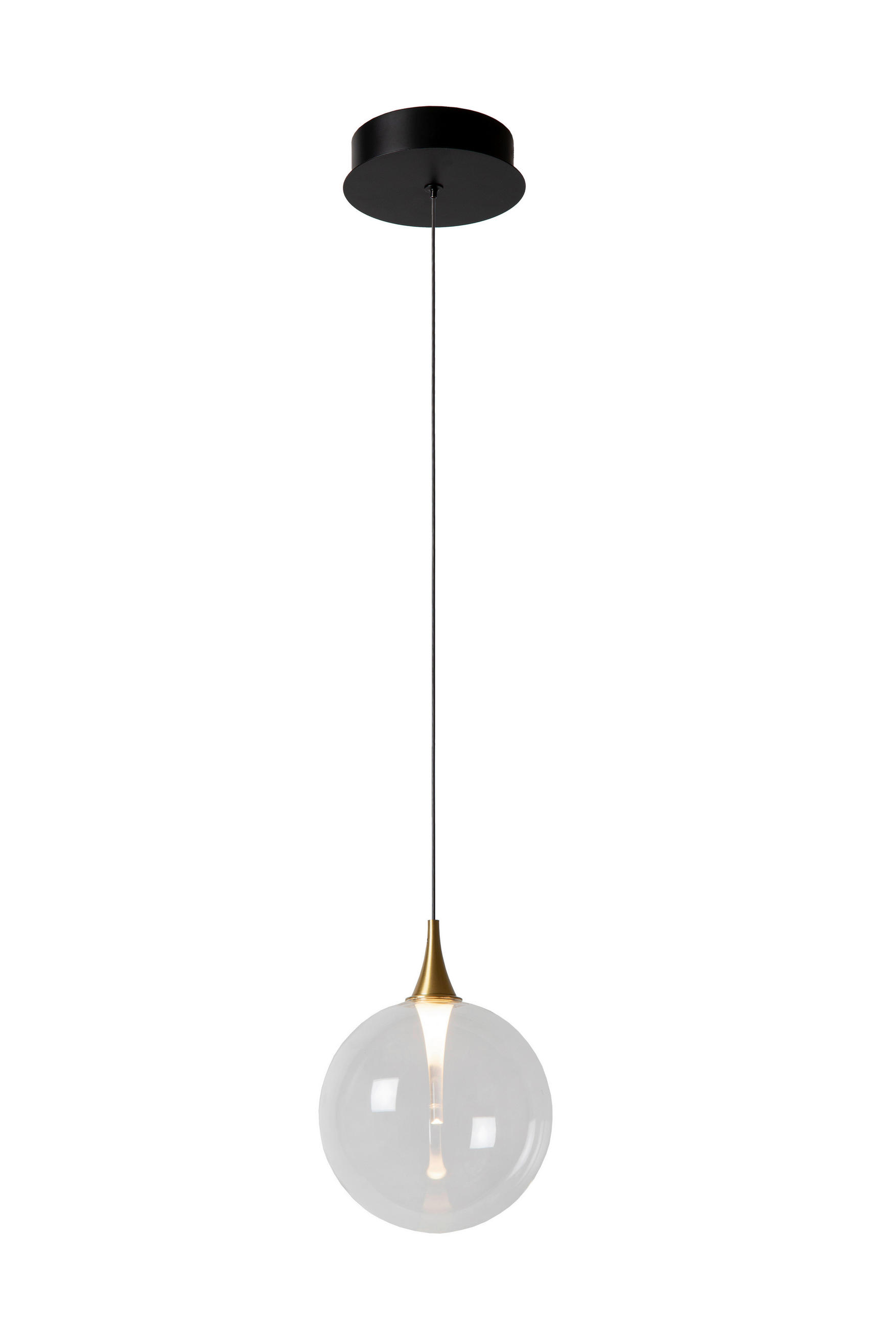 PENDELLEUCHTE 16/16/150 cm  - Transparent, Design, Glas (16/16/150cm) - Lucide