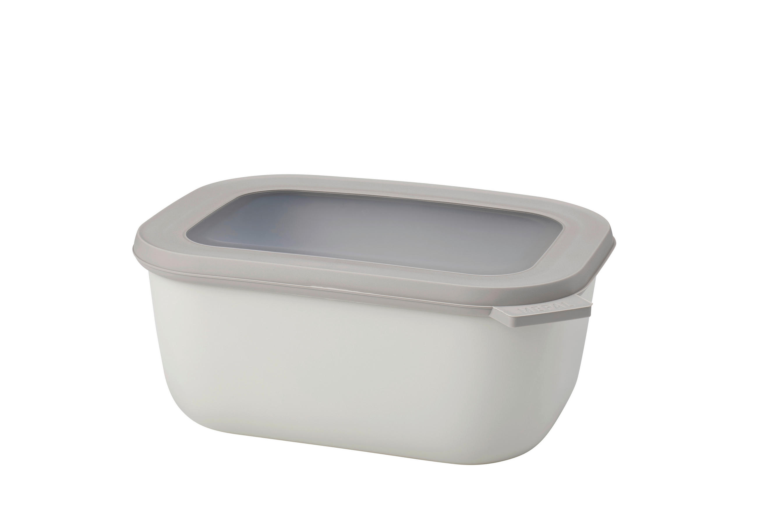 VORRATSDOSE CIRQULA 1500 ml  - Weiss/Hellgrau, Basics, Kunststoff (1,5cm) - Mepal