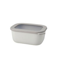 VORRATSDOSE CIRQULA 1500 ml  - Weiss/Hellgrau, Basics, Kunststoff (1,5cm) - Mepal