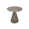 BEISTELLTISCH in Metall  - Taupe/Goldfarben, Trend, Metall (47/41cm) - Kayoom