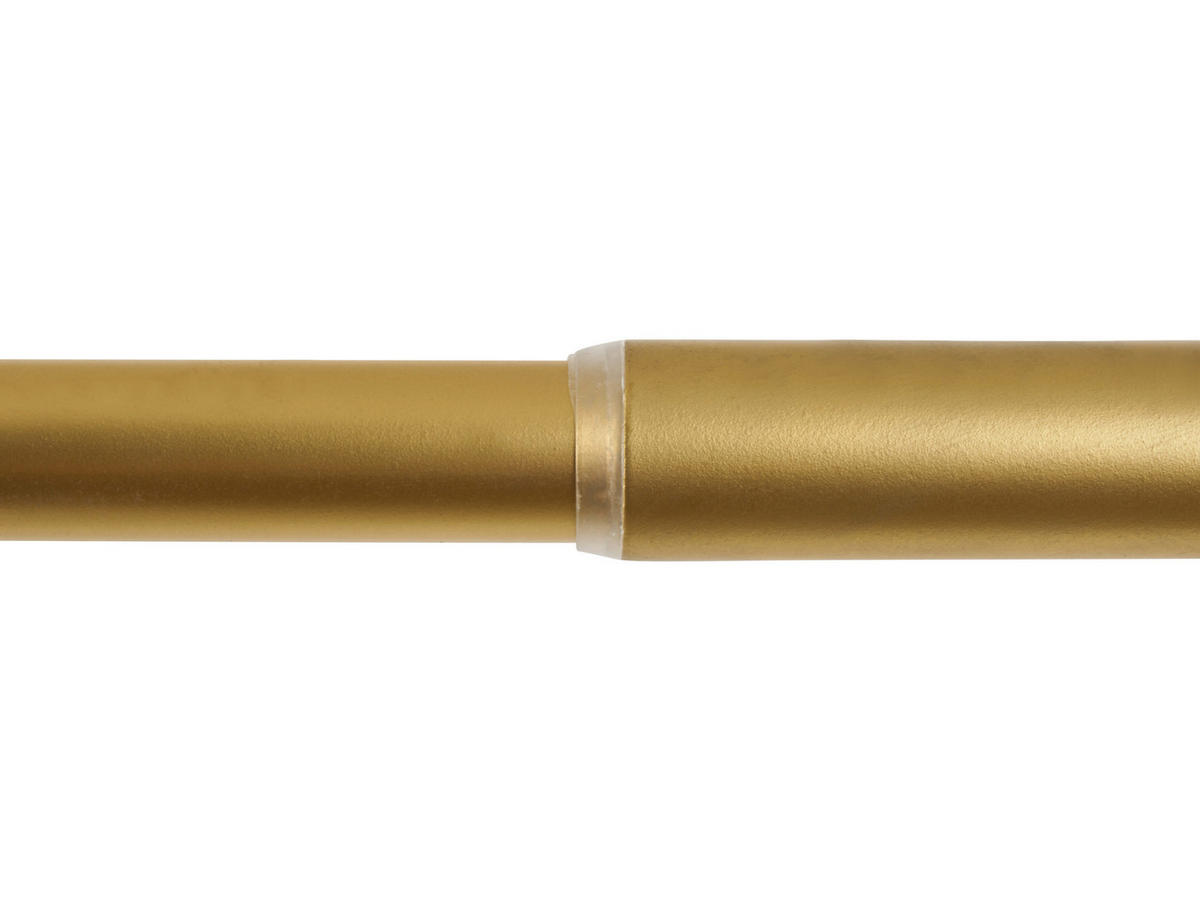 VORHANGSTANGENSET  120 cm  - Goldbraun, Basics, Metall (120cm)
