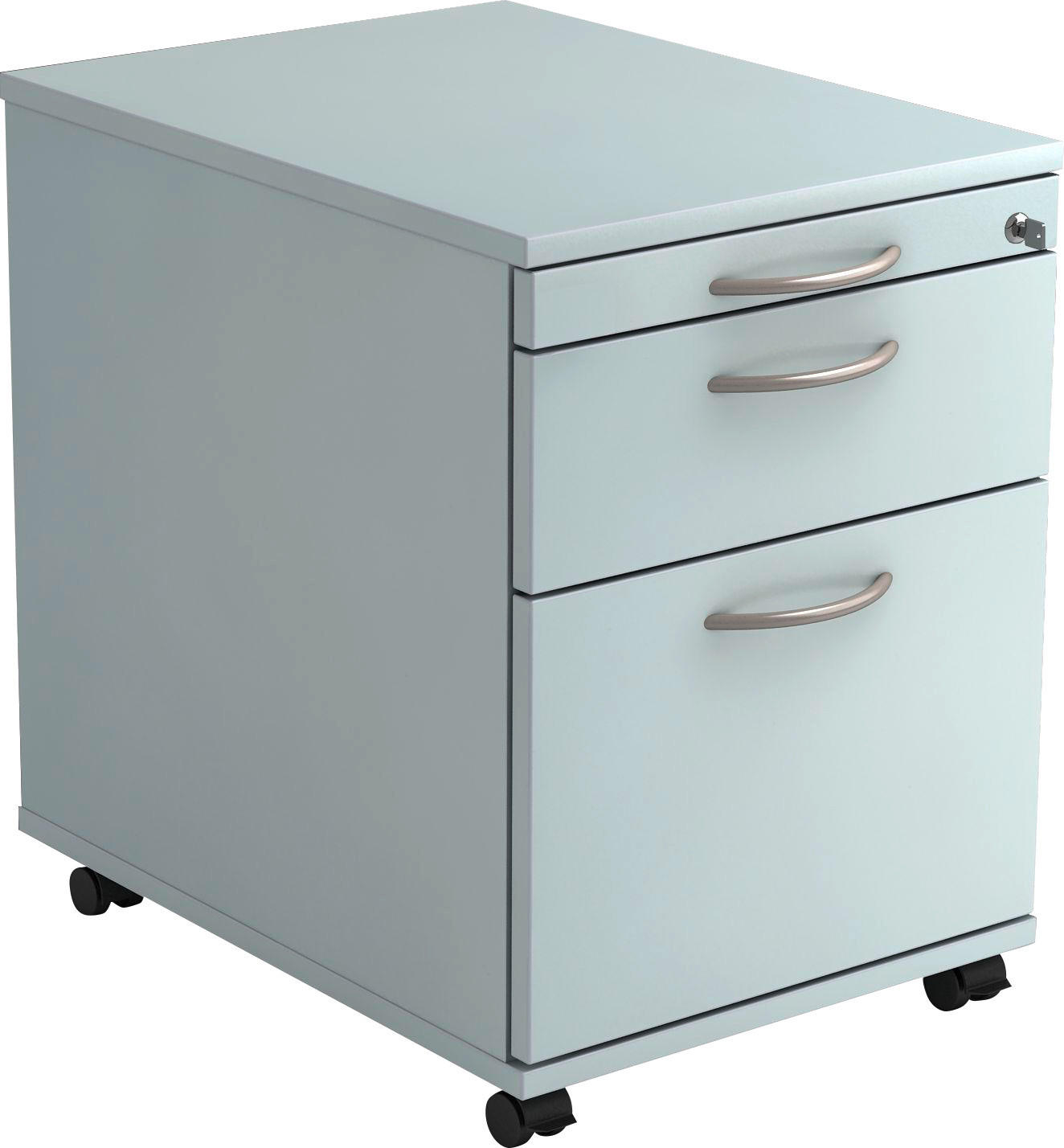 ROLLCONTAINER Grau  - Alufarben/Grau, KONVENTIONELL, Holzwerkstoff/Kunststoff (42,8/59/58cm) - Venda