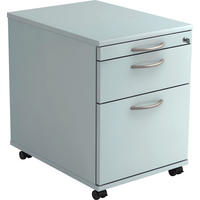 ROLLCONTAINER Grau  - Alufarben/Grau, KONVENTIONELL, Holzwerkstoff/Kunststoff (42,8/59/58cm) - Venda