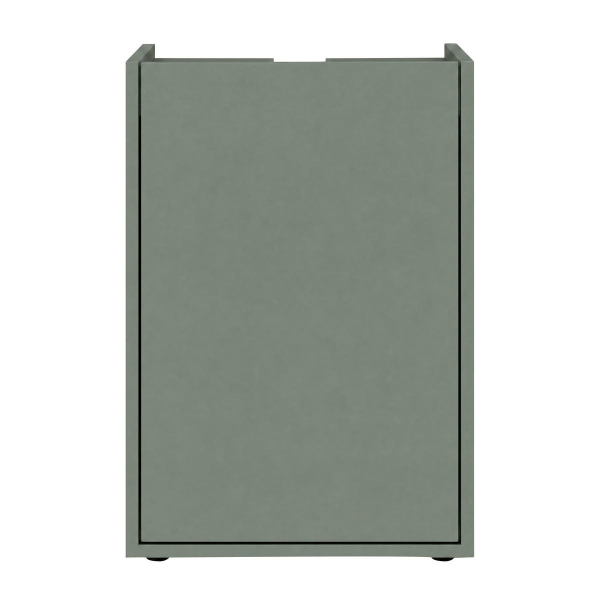 WASCHBECKENUNTERSCHRANK 42/62/35 cm  - Schilfgrün/Schwarz, Trend, Holzwerkstoff/Kunststoff (42/62/35cm) - MID.YOU