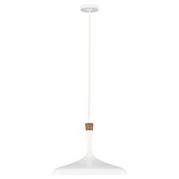ZÁVESNÉ SVIETIDLO, 48.2/53.2 cm  - biela, Basics, kov (48.2/53.2cm) - Elstead Lighting