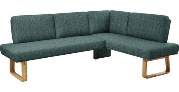 ECKBANK 265/174 cm in Grün, Eichefarben - Eichefarben/Grün, Design, Holz/Textil (265/174cm) - Dieter Knoll