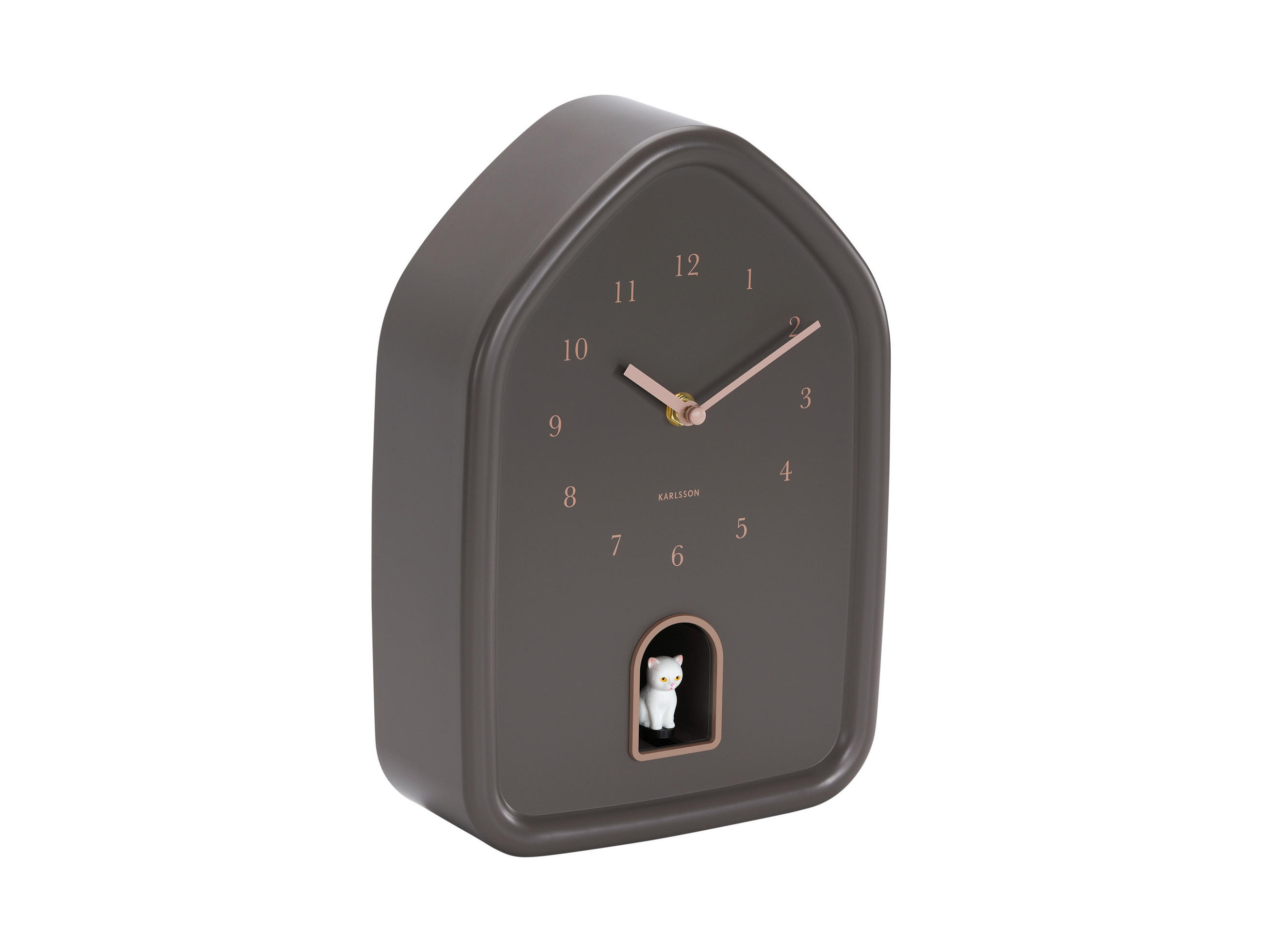 WANDUHR  Cappuccino  - Cappuccino, Basics, Kunststoff (20/29.1cm) - Karlsson