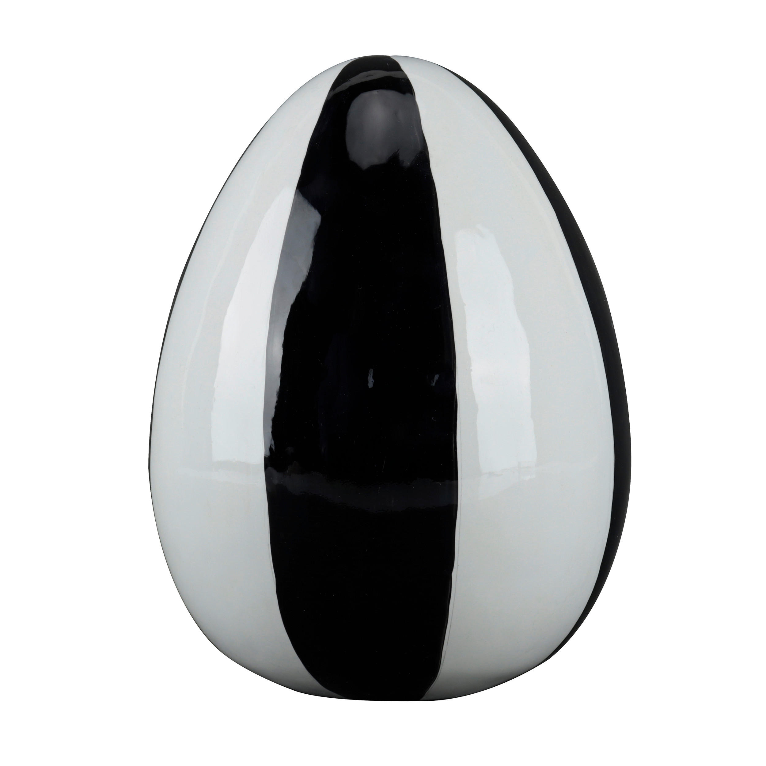 DEKOEI - Schwarz/Weiß, LIFESTYLE, Kunststoff (15,5/15,5/20,2cm)