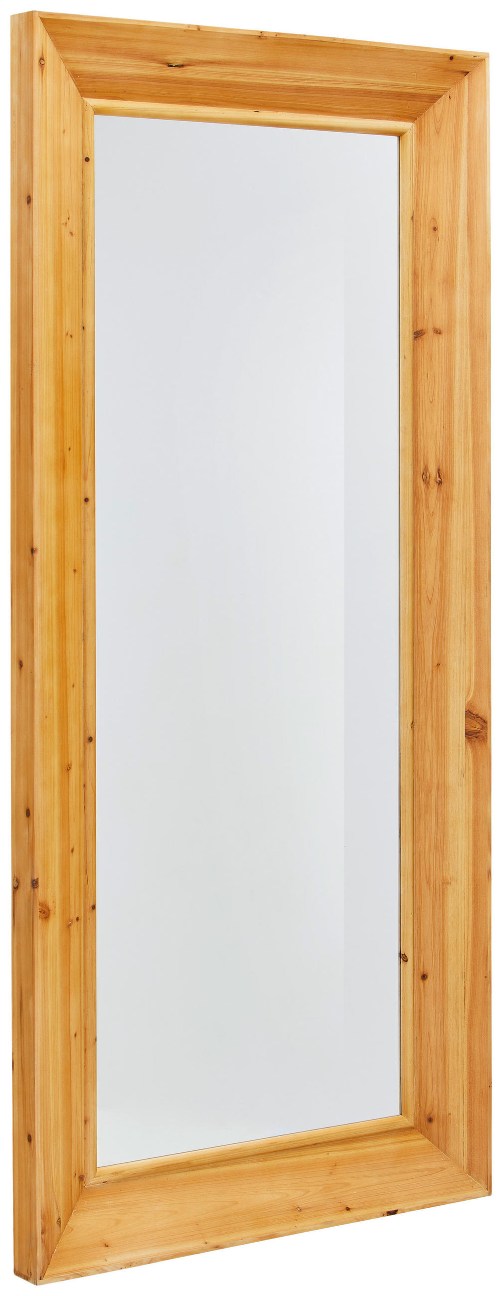 OGLINDĂ DE PERETE 87/188/7 cm    - culoare natur, Design, sticlă/lemn (87/188/7cm) - MID.YOU