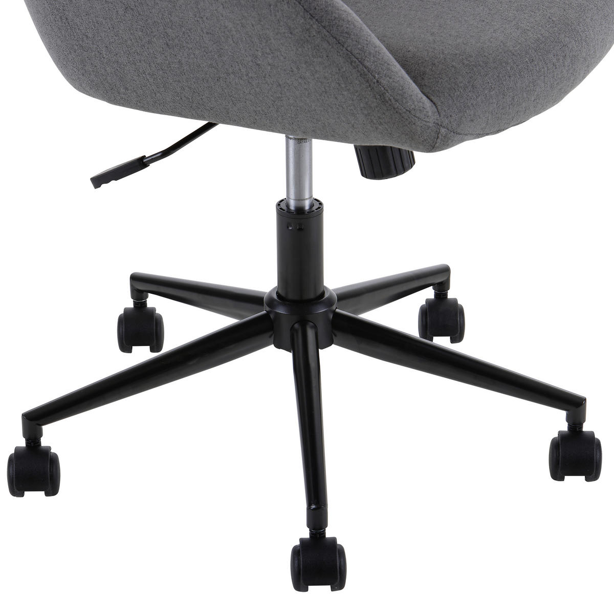 MID.YOU Drehstuhl Grau & Schwarz mit Rollen ordern