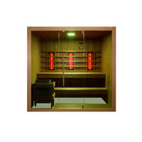 SAUNA für 4-5 Personen Kotka  - Naturfarben, KONVENTIONELL, Holz (200/150/190cm) - Sanotechnik