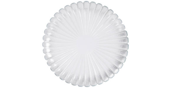 PLATZTELLER 33 cm - Transparent, KONVENTIONELL, Glas (33cm) - Ambia Home