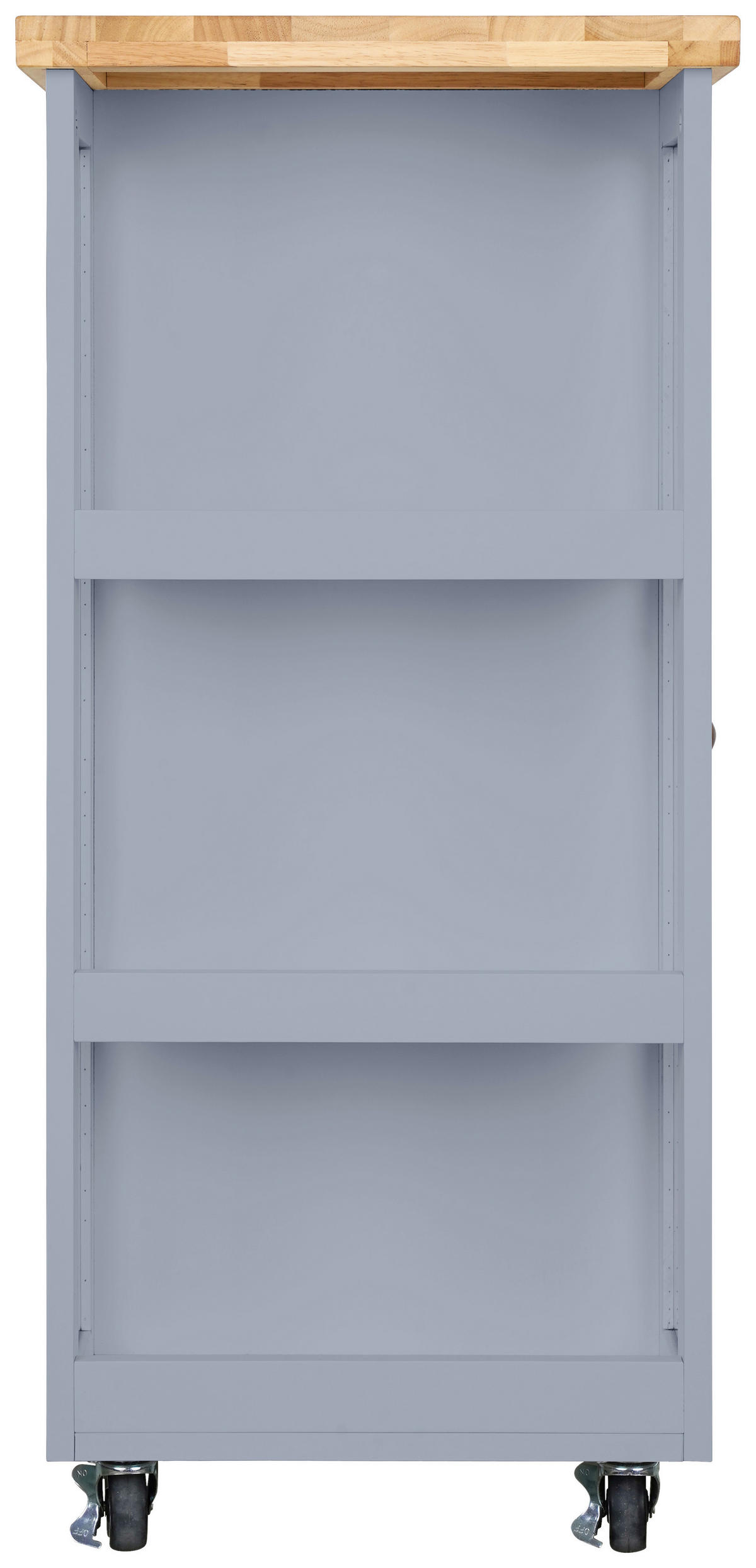 KÜCHENINSEL   in Grau, Naturfarben  - Messingfarben/Naturfarben, Basics, Glas/Holz (60/90/40cm) - MID.YOU