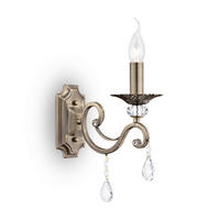 WANDLEUCHTE Royal Classic 12/39/27 cm  - Messingfarben, Trend, Glas/Metall (12/39/27cm) - MAYTONI