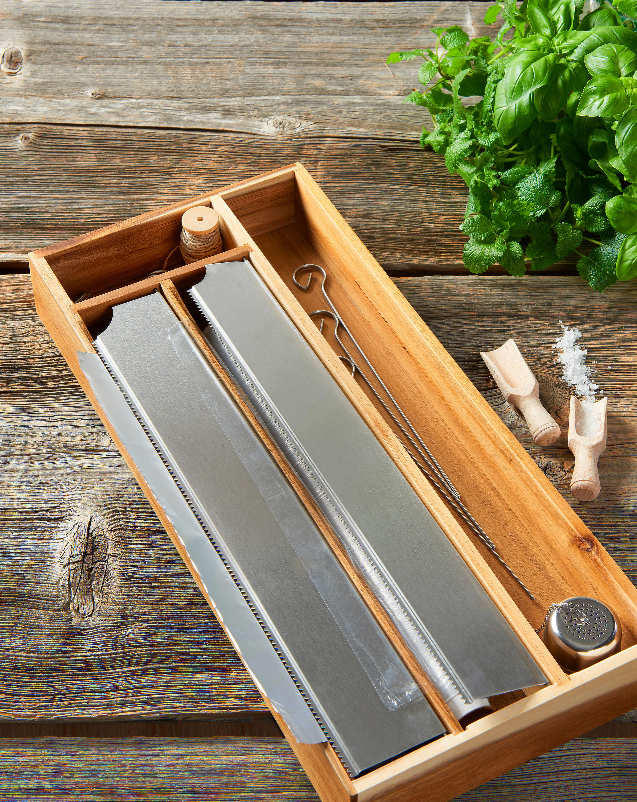 SCHUBLADENBOX    42/19/5,4 cm  - Akaziefarben, Basics, Holz (42/19/5,4cm) - Homeware Profession.