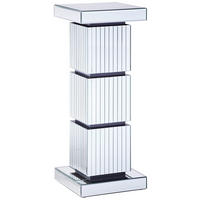 DEKORAČNÍ SLOUPEK - barvy stříbra, Design, kompozitní dřevo/sklo (30,5/79/30,5cm) - Xora