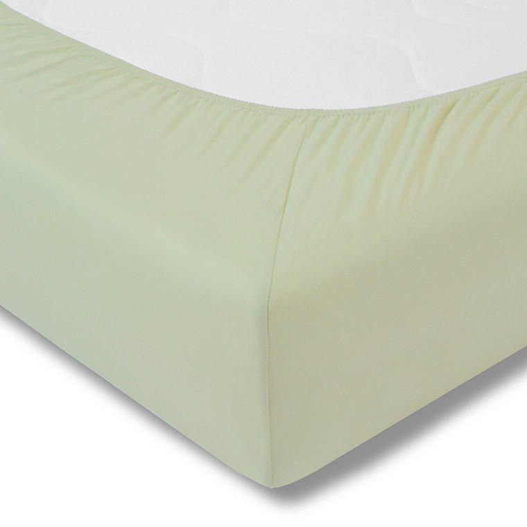SPANNBETTTUCH Exquisit Single-Jersey  - Pastellgrün, Basics, Textil (100/200cm) - Estella
