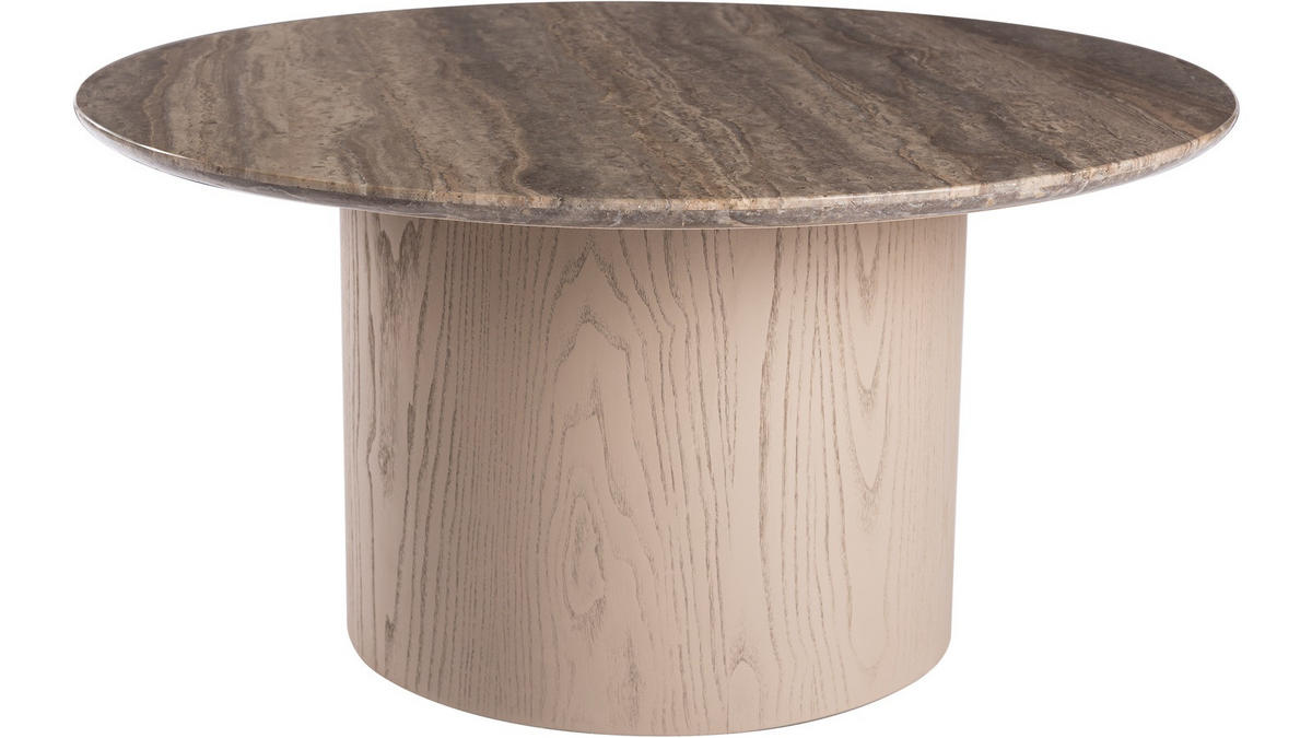 SOFFBORD i sten, trä 90/90/45 cm  - naturfärgad, Design, trä/sten (90/90/45cm) - Niels Andersson